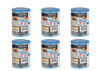 Kartuszowy wkład filtra INTEX S1 - pakiet 6 szt