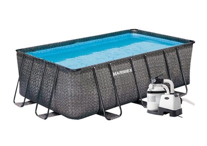 Basen Florida Premium 2,15 x 4,00 x 1,22 m - dekor RATTAN filtracja piaskowa 4m3/godz