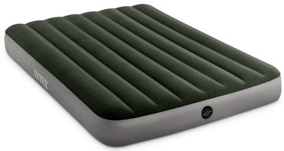INTEX 64778 Dura-Beam Prestige pełnowymiarowe nadmuchiwane łóżko + pompka akumulatorowa