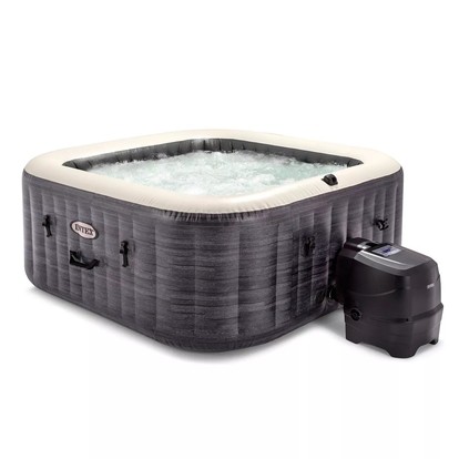 Basen z hydromasażem INTEX 28450 Pure Spa Greystone Deluxe z systemem słonej wody