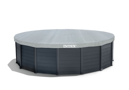 Przykrycie basenowe INTEX Frame Pool Graphite 4,78 x 1,24m