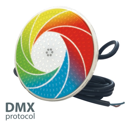 LED Żarówka Flat RGB płaska 33W - DMX