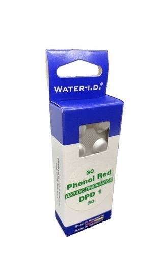 Zestaw wymiennych tabletek Phenol Red RAPID i DPD 1 RAPID do pomiaru pH i wolnego chloru
