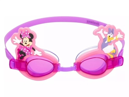 BESTWAY 9102T - Okulary pływackie Disney Myszka Minnie i Kaczka Daisy