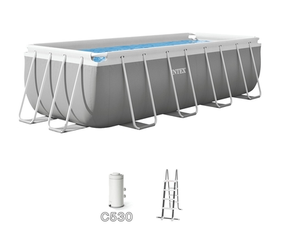 INTEX Prism Frame 4,00 x 2,00 x 1,22m z wkładem filtracyjnym