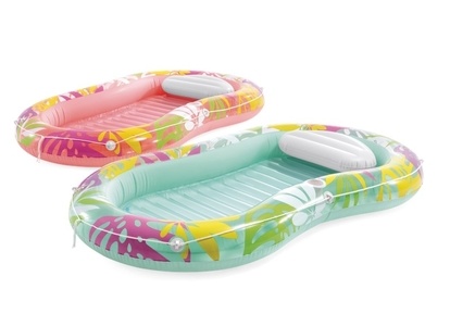 INTEX 57803 Leżak dmuchany z poduszką Tropikalna Oaza