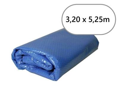 Pokrywa solarna niebieska do basenu 3,20 x 5,25m