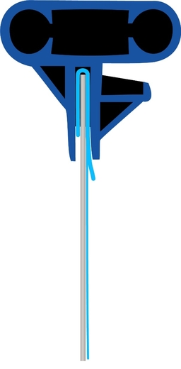 Uchycení fólie P1 - J-hook