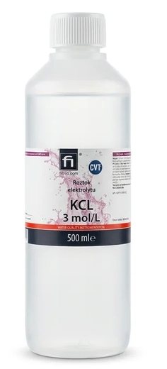Certyfikowany roztwór elektrolitu CVT KCL 3mol/l, 500ml