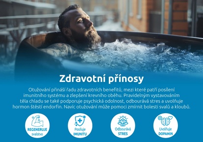 Zdravotní benefity otužování v ochlazovací kádi Marimex