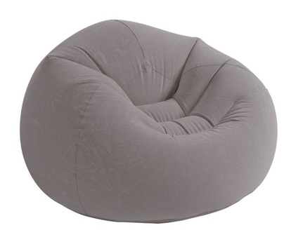 INTEX 68579 Dmuchane krzesło Beanless Bag Chair "Grey"