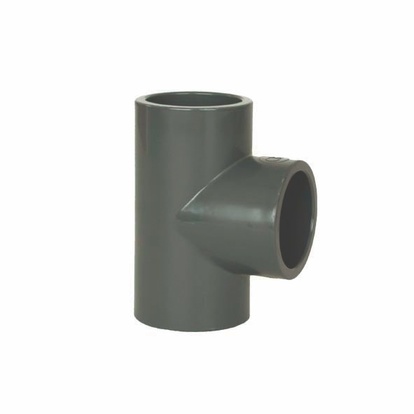 T-część  PVC kąt 90 ° - 90 mm