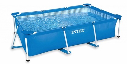 INTEX Rama metalowa 2,60 x 1,60 x 0,65 m bez filtracji